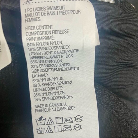 Miradonna by Miraclesuit Animal Print One Piece Bathing Suit Size 8 New - Picture 12 of 15